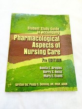 Pharmacological Aspects of Nursing Care (Study Guide) picture