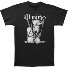 Vtg ILL NIÑO Band Music Tour Heavy Cotton Full Size Black Unisex Shirt picture