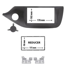 03655 Car radio adapter frame KIA With or without power key. CEE'D 2011 2018 PRO picture