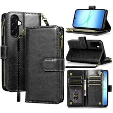For Galaxy A16 5G Faux leather Case Wallet Card ID Zipper Money Holder Cover picture