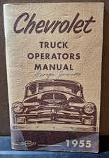Chevrolet Truck Operators Manual - 1955 Vintage picture