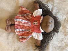 Vintage 1991 Cabbage Patch Kids Pretty Crimp n Curl Doll Hasbro Brown Hair picture