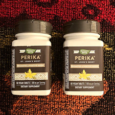 Nature's Way Perika St. John's Wort Mood Support 60 Vegan Tablets 300mg x2 picture