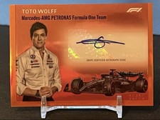 2024 Topps Chrome Formula 1 Toto Wolff 1954 Orange Auto /25  1954-WOL  picture