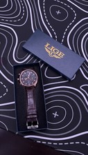 LIGE Watch Men’s Stylish Automatic Leather Watch Stainless Steal Black Dial picture