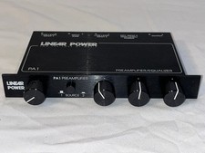 NIB - EXTREMELY RARE LINEAR POWER PA-1 PREAMP EQUALIZER PA1 - COLLECTOR PIECE picture