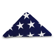Memorial Flag American US Flag 3x5 Ft Cotton For Veteran USA Burial Casket Flags picture