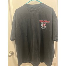 CWF Racing Engines Motocross T-Shirt Mens XL Black 2-Stroke Campbell CA Graphic picture