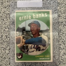 1959 TOPPS ERNIE BANKS #350 picture