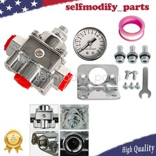 12-804 Low Fuel Pressure Adjustable Regulator & Gauge Kit For Holley Carburetor picture