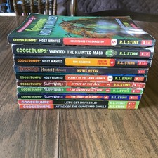 Goosebumps scholastic books lot of 10 RL Stine picture