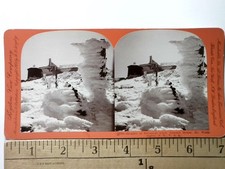 Mt. Washington Perennial Snow Stereoview Keystone View Co. 1903 New Hampshire picture