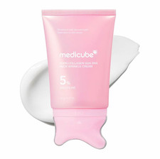 Medicube PDRN Collagen Gua Sha Neck Wrinkle Cream 90g Fast shipping picture