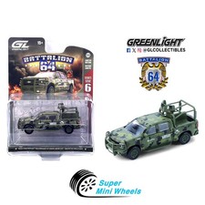Greenlight 1:64 2021 Chevrolet Silverado LT Trail Boss Z71 Mexican Military picture