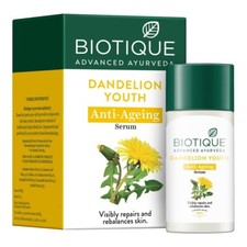 2 x Biotique Dandelion Youth Anti-Ageing Serum For All Skin Types, 40ml picture