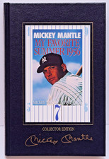 Mint MICKEY MANTLE Book My Favorite Summer 1956 Auto 586/1956 Collector Edition picture