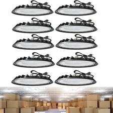 10Pack UFO LED High Bay Light 300W Commercial UFO HighBay Lighting with US Plug picture