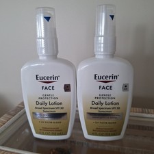 2 X Eucerin Daily Protection Face Lotion SPF 30 NEW SEALED 7/2027 Discontinued  picture