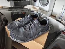Vivobarefoot Gobi II 2 Sneaker Leather Mens Triple Obsidian / Black EU 43 US 10 picture