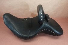 2000-2011 Harley Davidson Heritage Softail FLSTC Seat Saddle & Backrest (CRACK) picture