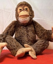 Vintage STEIFF Jocko Mohair Monkey 1949-1965 12
