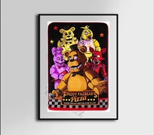 Five Nights at Freddys Freddys Pizza Canvas Poster Wall Art picture