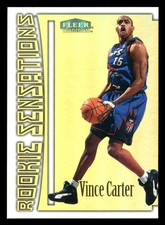 1999 Fleer Tradition Rookie Sensations #2 Vince Carter picture