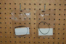 Tel-Ray oil can belt Morley EVO-1...  V pulley or shaft ; price for two belts picture
