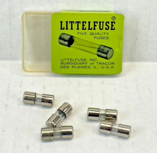 20 Amp Littelfuse AGA20 Glass Tube Type Fuse Vintage NOS USA - Pack of 5 FUSES picture