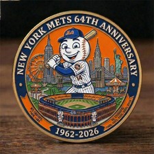 New York Mets 64Th Anniversary Commemorative Coin picture