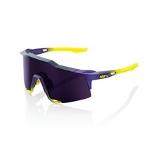 100% Glasses SPEEDCRAFT - Matte Metallic Digital Brights - Dark Purple Lens - OS picture