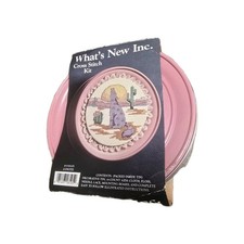What's New Inc Tin Cross Stitch Kit “COYOTE” #018105 ARIZONA SOUTHWEST VTG NOB picture