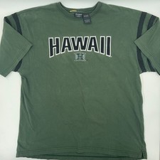 VTG 90s Hawaii Rainbow Warriors T Shirt Adult XL Adult Arm Stripes Pro Edge picture