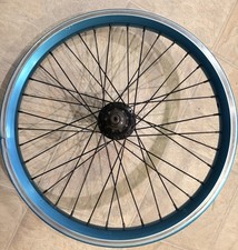 16inch Blue Aluminum Rim W/ Eastern Bikes 9T Sealed Rear HUB Black picture