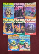 Goosebumps lot of 8 Original 1990's Books R. L. Stine good condition picture