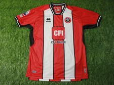 SHEFFIELD UNITED 2023/2024 FOOTBALL MEN SHIRT JERSEY HOME ERREA ORIGINAL SIZE L picture