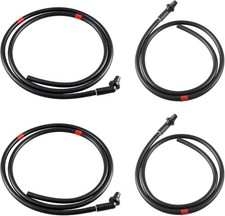 2Pcs Front + 2Pcs Rear Sunroof Drain Tubes, Sun Roof Water Drain Pipes Hoses Com picture