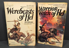 Asa Drake of Hel 2 PB Questar Series Popular 1986 Fantasy Novels picture