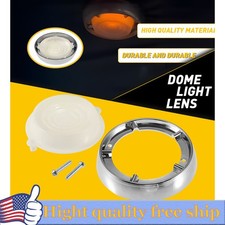 For 1961 thru 1965 Ford Falcon Mustang Comet Dome Light Lens and Bezel Sprint Y picture