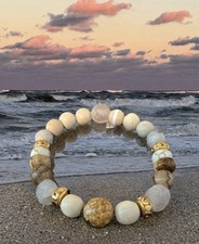 Brighton Contempo PLAYA ROSA Bracelet JF0202 Stretch List $88 NWT Gift for Her picture