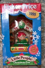 Fisher-Price Little People Christmas Eve Keepsake Ornament 1999 MPN 72746 picture