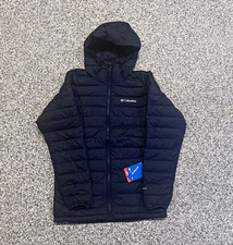Columbia Men's Navy Blue Powder Lite II Hooded Jacket Size S picture