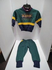 Vintage Oshkosh B’Gosh Kids Long Sleeve & Pant Sweatsuit Set Bear Rowing Team 3T picture