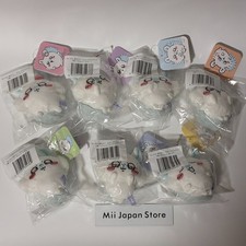 Chiikawa Momonga Kuji E Prize Plush Doll Set of 7 Mascot Keychain NEW Japan picture