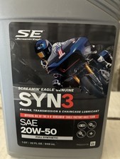 3 PK Harley Davidson SYN3 20W-50 Screamin Eagle Full Synthetic Oil  P/N 62600005 picture