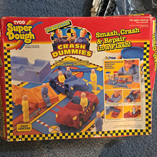 vintage 1991 Tyco Crash Dummies Super Dough Smash, Crash & Repair CIb picture