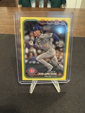 2024 Topps Update Rookie Debut Pete Crow-Armstrong #US91 Yellow (RC) Cubs MVP picture