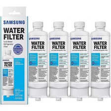 4 PACK Genuine Samsung DA97-17376B HAF-QIN/EXP REFRIGERATOR Water Filter New picture