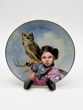 Gregory Perillo Loyal Guardian Collector Plate 1990 ArtAffe cts Native American picture