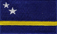 Curacao Flag Embroidered Patches 2.5